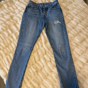 Levi’s 501 Skinny Jeans Women’s W25 L32 | Button Fly | Distressed | Levi’s